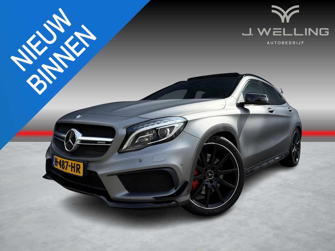 Mercedes-Benz GLA-Klasse - AMG 45 4MATIC pano/schaal/Aero/H&K - AutoWereld.nl