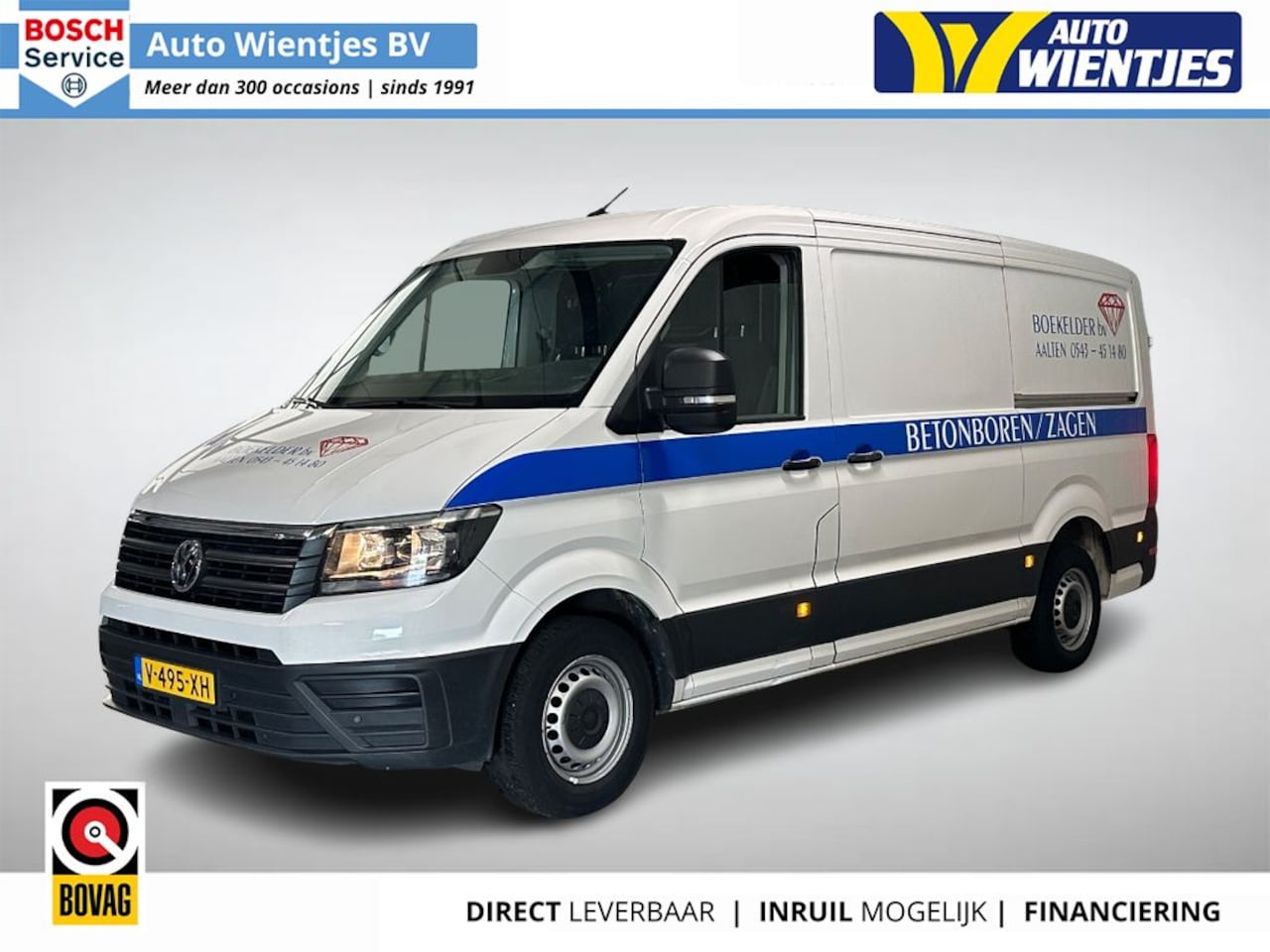Volkswagen Crafter - 2.0 TDI | L2H2 Trendline | Airco | Cruise | Navi | Camera | 2x Schuifdeur - AutoWereld.nl