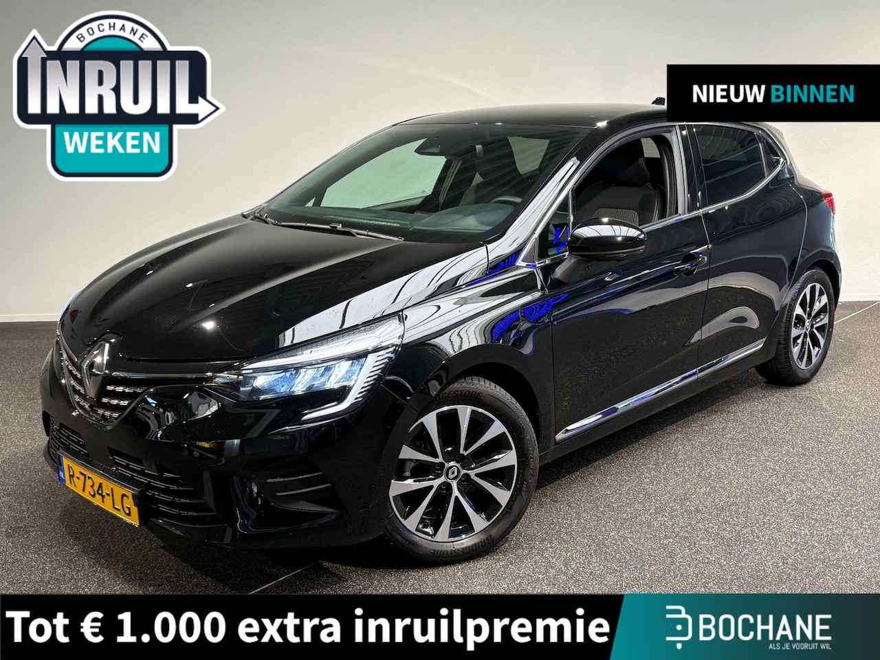 Renault Clio - 1.6 E-Tech Hybrid 145 Techno | Carplay / Navigatie | Blind spot detectie | Trekhaak | - AutoWereld.nl