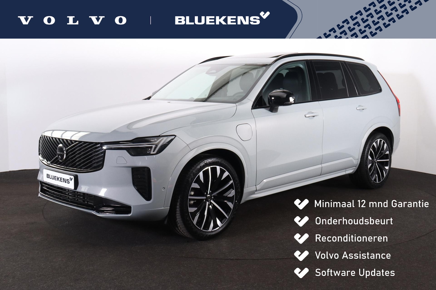 Volvo XC90 - T8 Recharge AWD Ultra Dark - Luchtvering - Panorama/schuifdak - IntelliSafe Assist & Surro - AutoWereld.nl