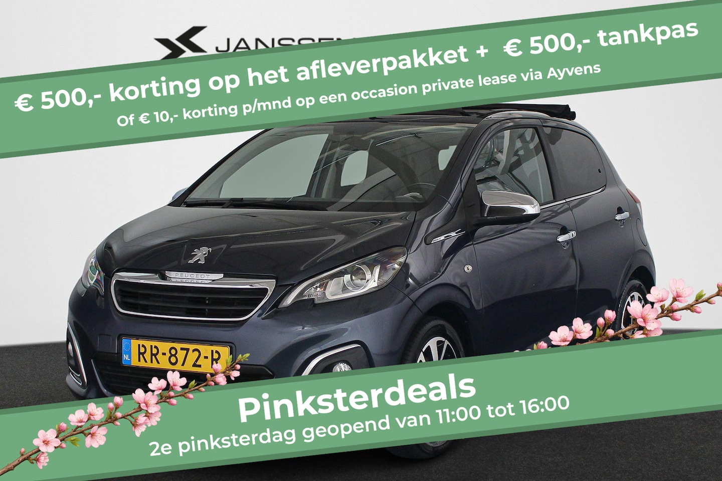 Peugeot 108 - 1.0 e-VTi Allure TOP! Leder Stoelverwarming Achteruitrijcamera Cabrio - AutoWereld.nl