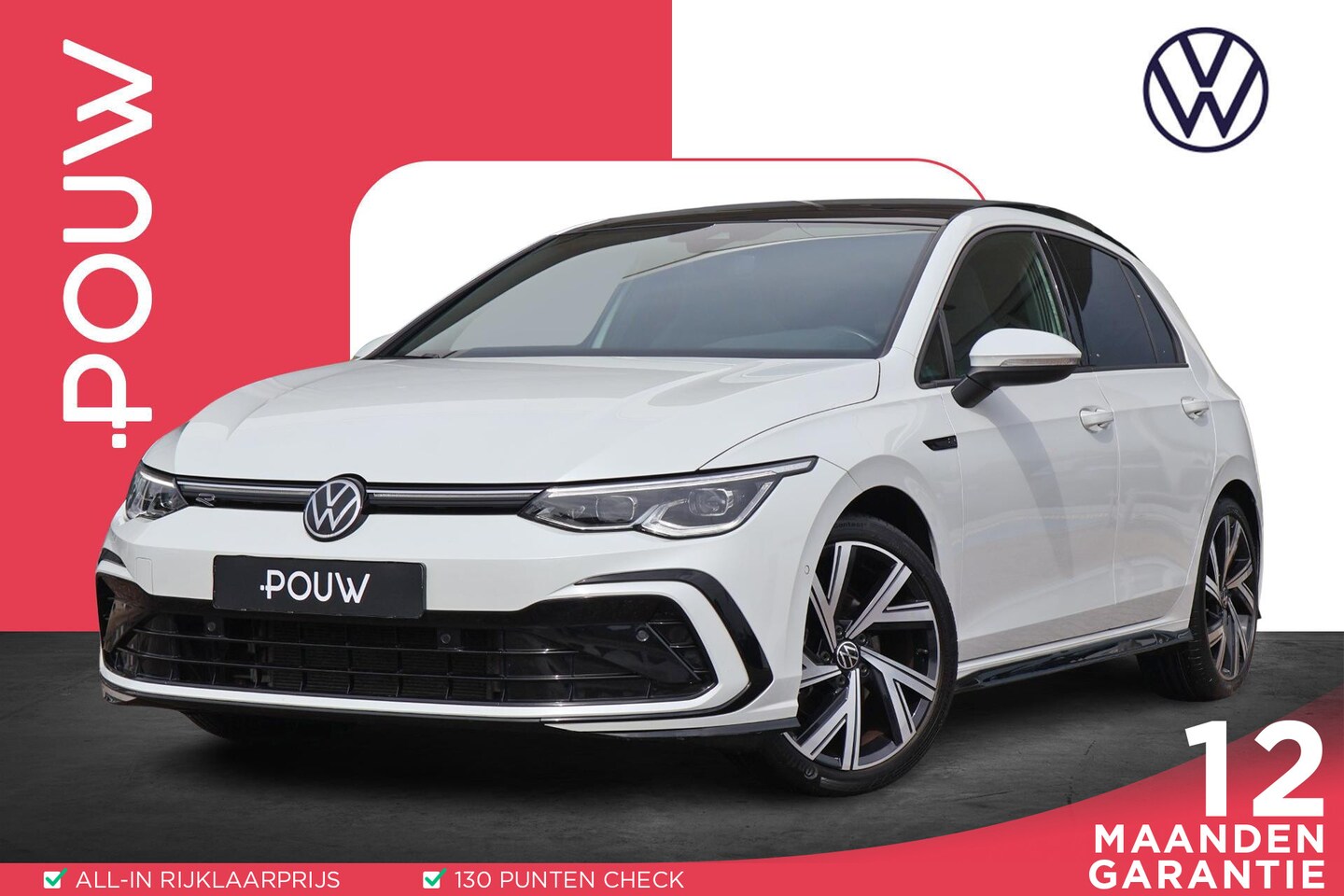 Volkswagen Golf - 1.5 eTSI 150pk DSG R-Line Navi | Adaptief Cruise | Apple/Android Carplay | Achteruitrijcam - AutoWereld.nl