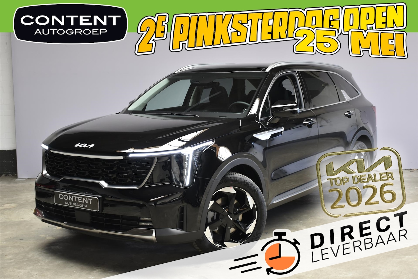 Kia Sorento - 1.6 T-GDi 252pk PHEV Aut AWD DynamicPlusLine 7-PERS. NIEUW - DIRECT LEVERBAAR - AutoWereld.nl