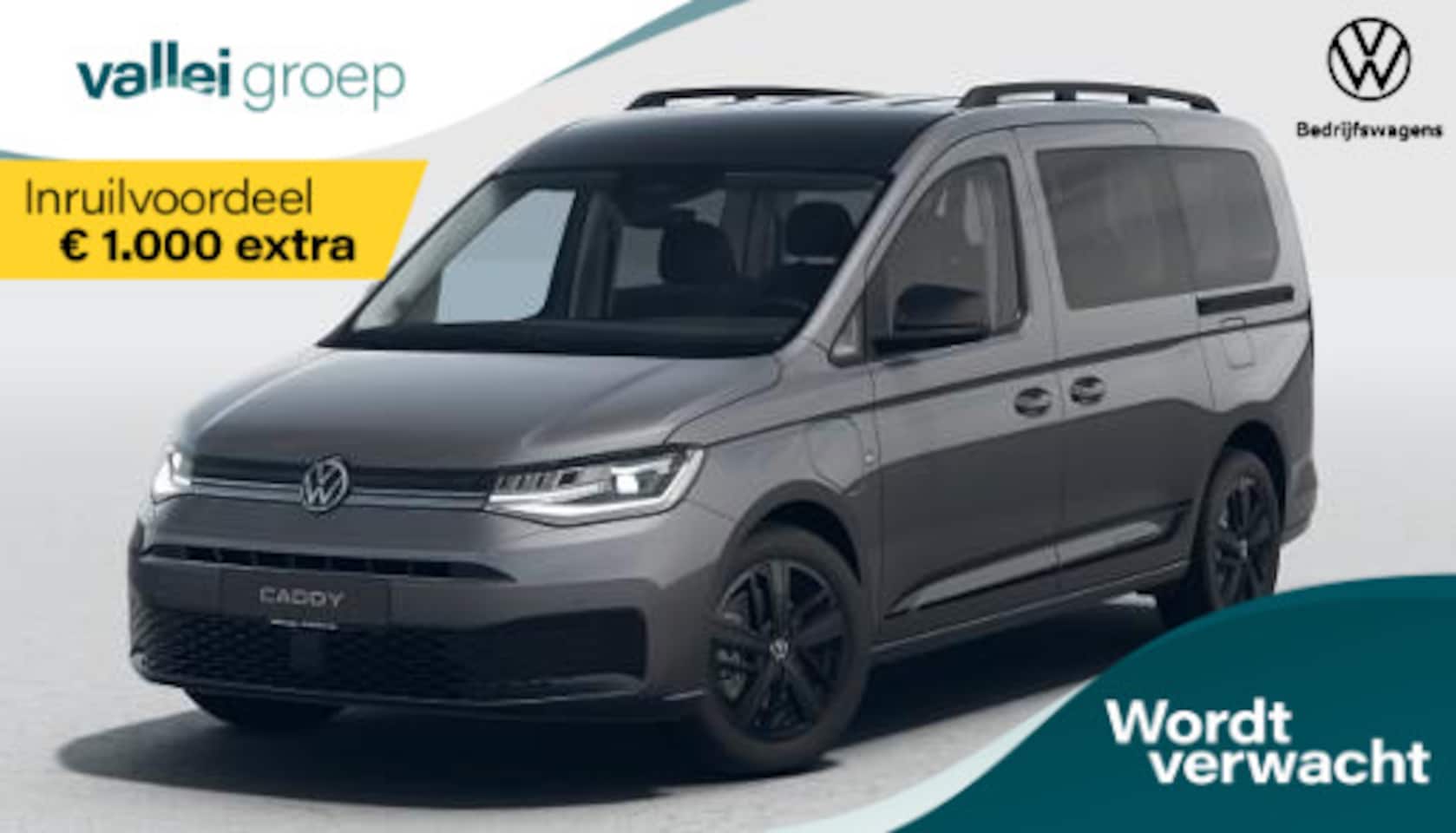 Volkswagen Caddy Maxi - Kombi Limited Edition 7P 1.5 eHybrid 115pk Camera | Led | Stoelverwarming | Apple carplay/ - AutoWereld.nl