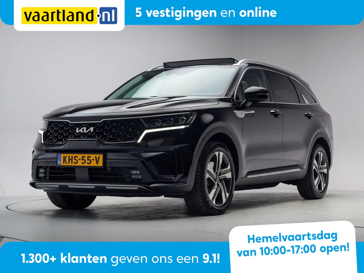 Kia Sorento - 1.6 T-GDI PHEV AWD DynamicPlusLine Aut. 7 pers. [ Panorama Leder Stoelverwarming ] - AutoWereld.nl