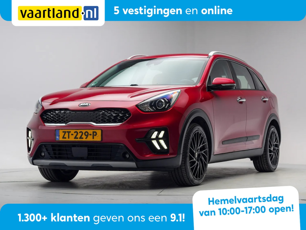 Kia Niro - 1.6 GDi Hybrid DynamicLine [ Navi Apple/Android Camera Half-leder ] - AutoWereld.nl