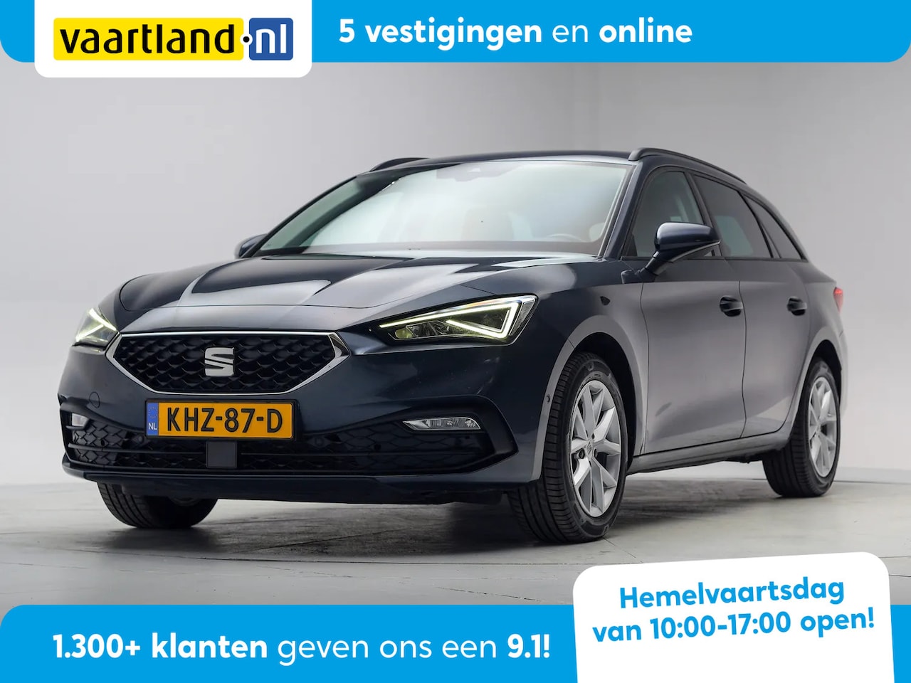 SEAT Leon Sportstourer - 1.0 eTSI Style Business Aut. [ Virtual LED Navi Apple/Android Camera ] - AutoWereld.nl
