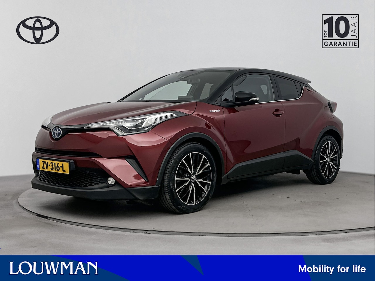 Toyota C-HR - 1.8 Hybrid Style Bi-Tone Limited | Trekhaak | Stoelverwarming | Navigatie | Blind Spot | - AutoWereld.nl