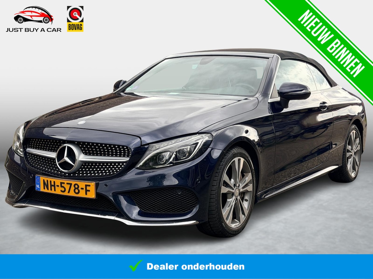 Mercedes-Benz C-klasse Cabrio - 200 AMG Sport Ambition+ / Electr. Trekhaak / Cabrio-Pakket / Stoelverwarming / Dealeronder - AutoWereld.nl