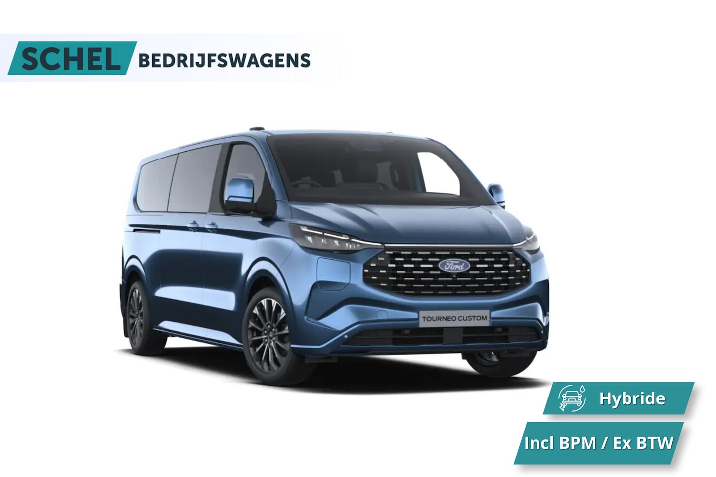 Ford Model T - Custom 340 2.5 PHEV L2H1 Titanium X 232pk | ACC | Pano | B&O | Elek. schuifdeuren | 360 ca - AutoWereld.nl