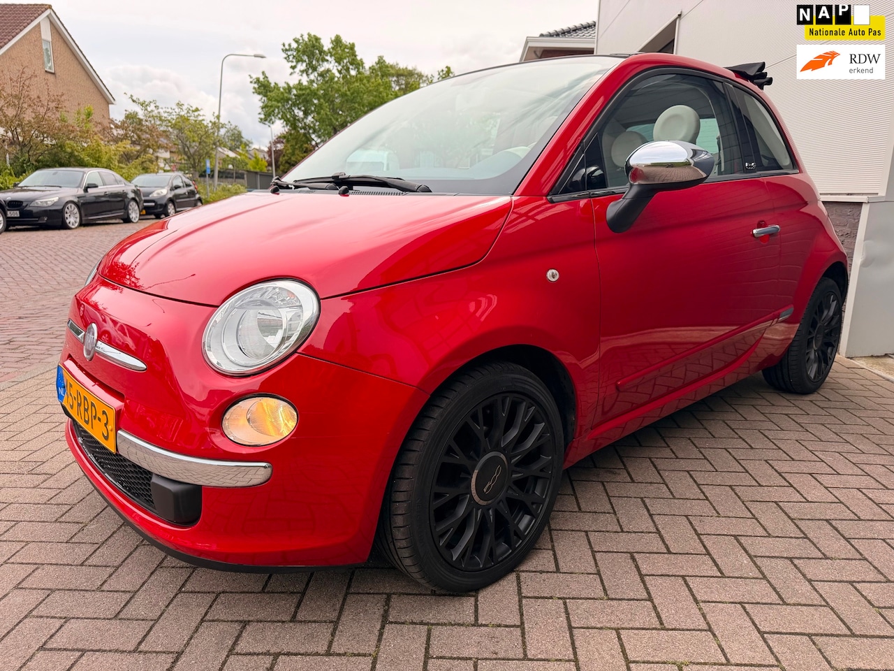 Fiat 500 C - 1.2 Lounge/Cabrio/1eigenaar/Automaat/Airco/Elek-pakket - AutoWereld.nl