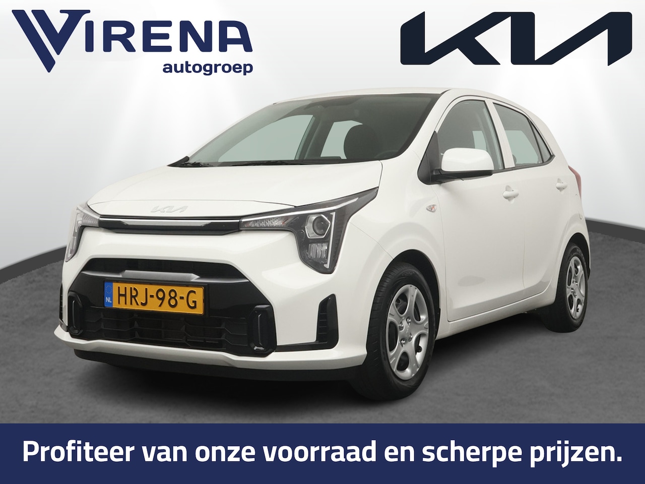 Kia Picanto - 1.0 DPI DynamicLine - Achteruitrijcamera - Airco - AppleCarplay - Android Auto - Fabrieksg - AutoWereld.nl