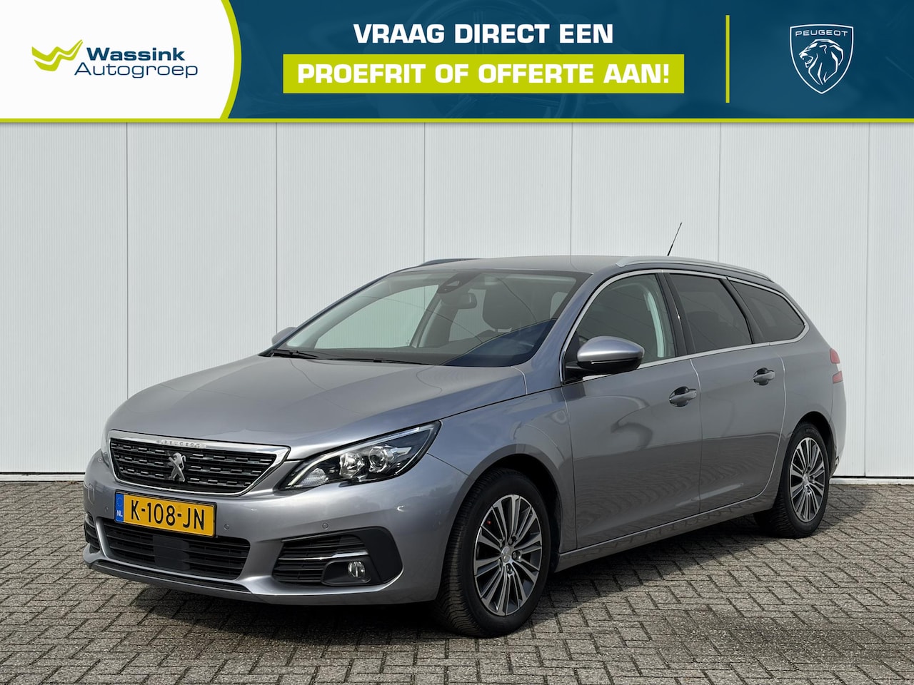 Peugeot 308 SW - 1.2 PureTech Blue Lease Allure Automaat I Navigatie - AutoWereld.nl