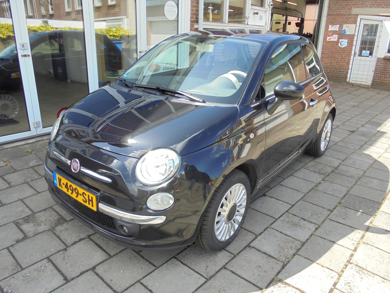 Fiat 500 C - 1.2 Lounge Panoramadak, Airconditioing, Parkeersensoren achter, Boordcomputer, - AutoWereld.nl