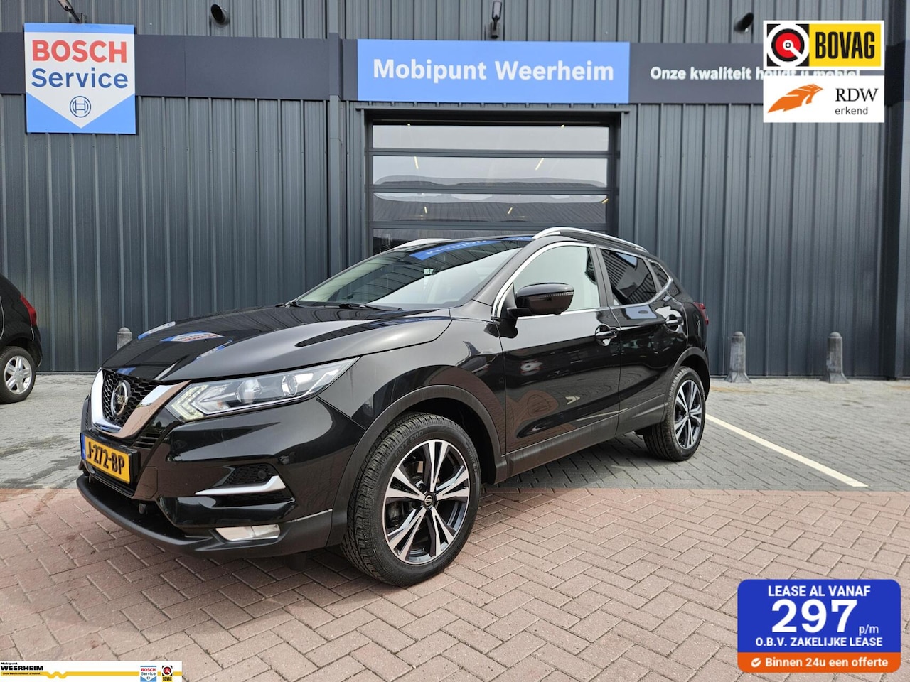 Nissan Qashqai - 1.3 DIG-T Acenta, Panoramadak, 360 gr Camera, etc! - AutoWereld.nl