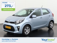 Kia Picanto - 1.0 CVVT EconomyPlusLine | All-in 273, - Private Lease | Direct uit voorraad