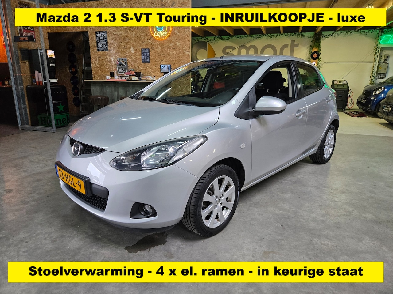 Mazda 2 - 1.3 S-VT Touring - stoelverwarming - keurige auto voor een meeneemprijs ! - AutoWereld.nl