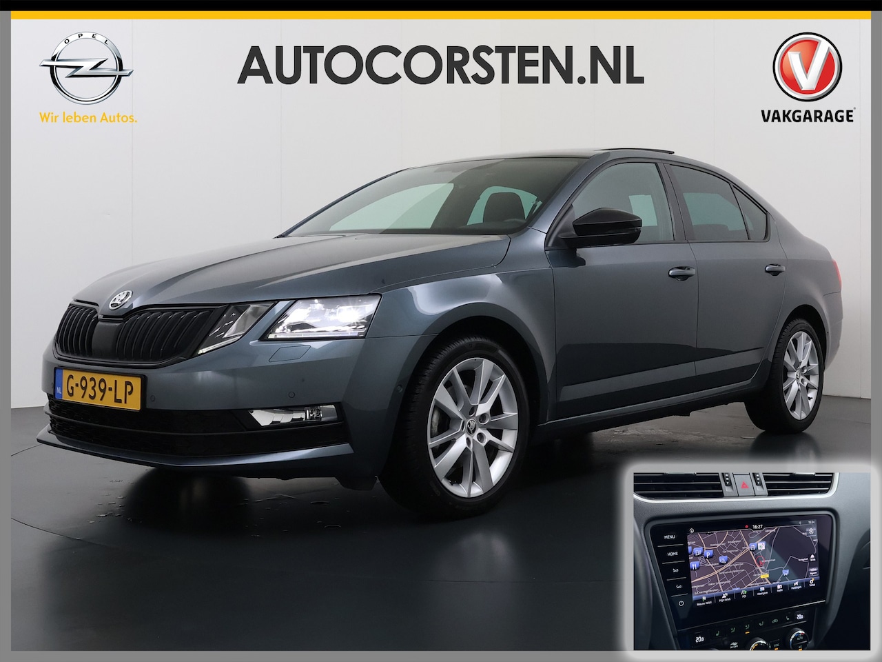 Skoda Octavia - 1.5TSI 150PK Trekhaak Panoramadak Navi Ecc Apple Carplay Android Auto Greentech Business E - AutoWereld.nl
