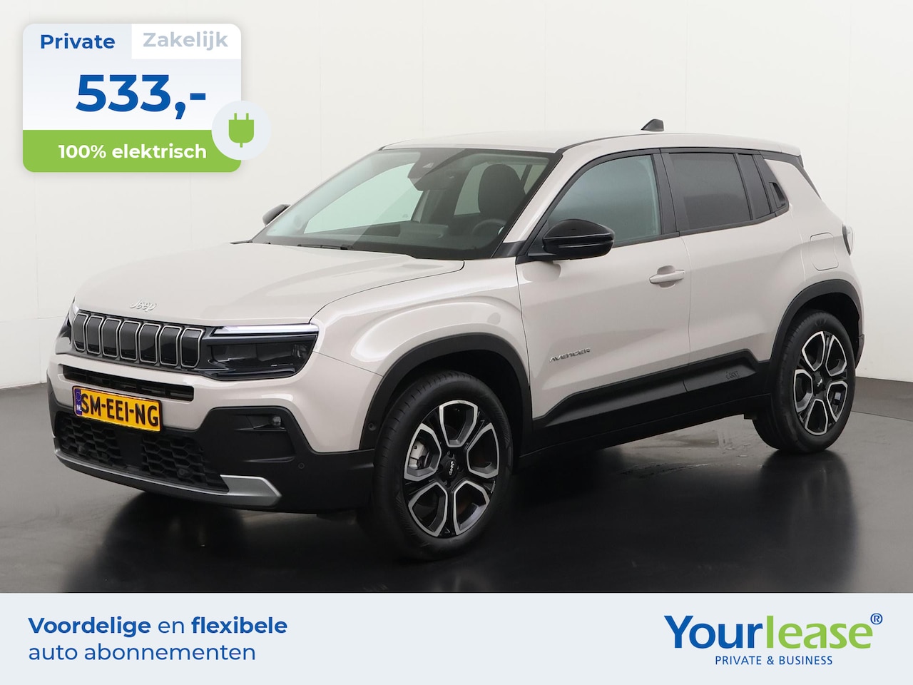 Jeep Avenger - Summit 54 kWh 3 fase | All-in 533,- Private Lease | Direct uit voorraad - AutoWereld.nl