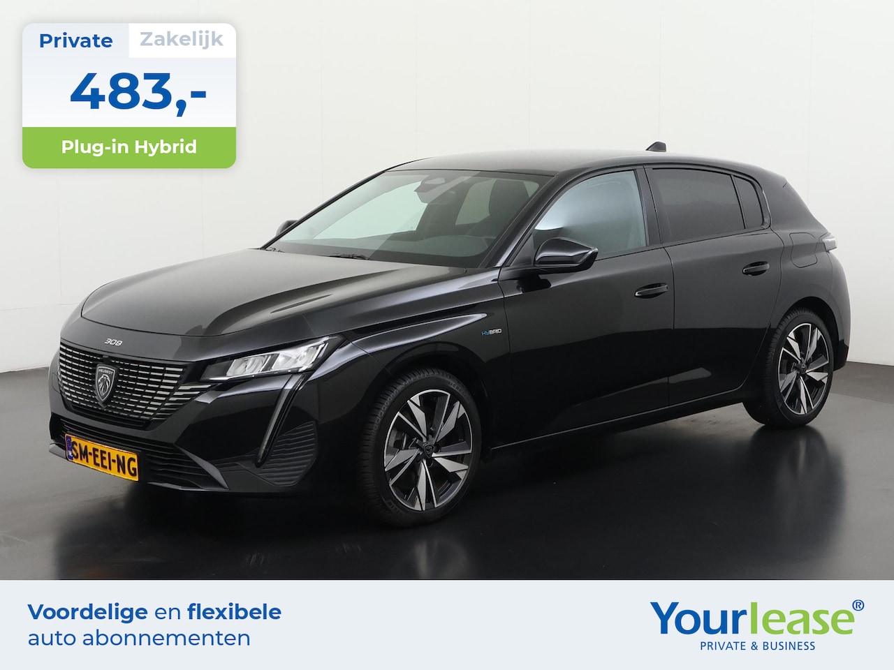 Peugeot 308 - 1.6 Plug-in Hybrid 180 Allure | All-in 483,- Private Lease | Direct uit voorraad - AutoWereld.nl