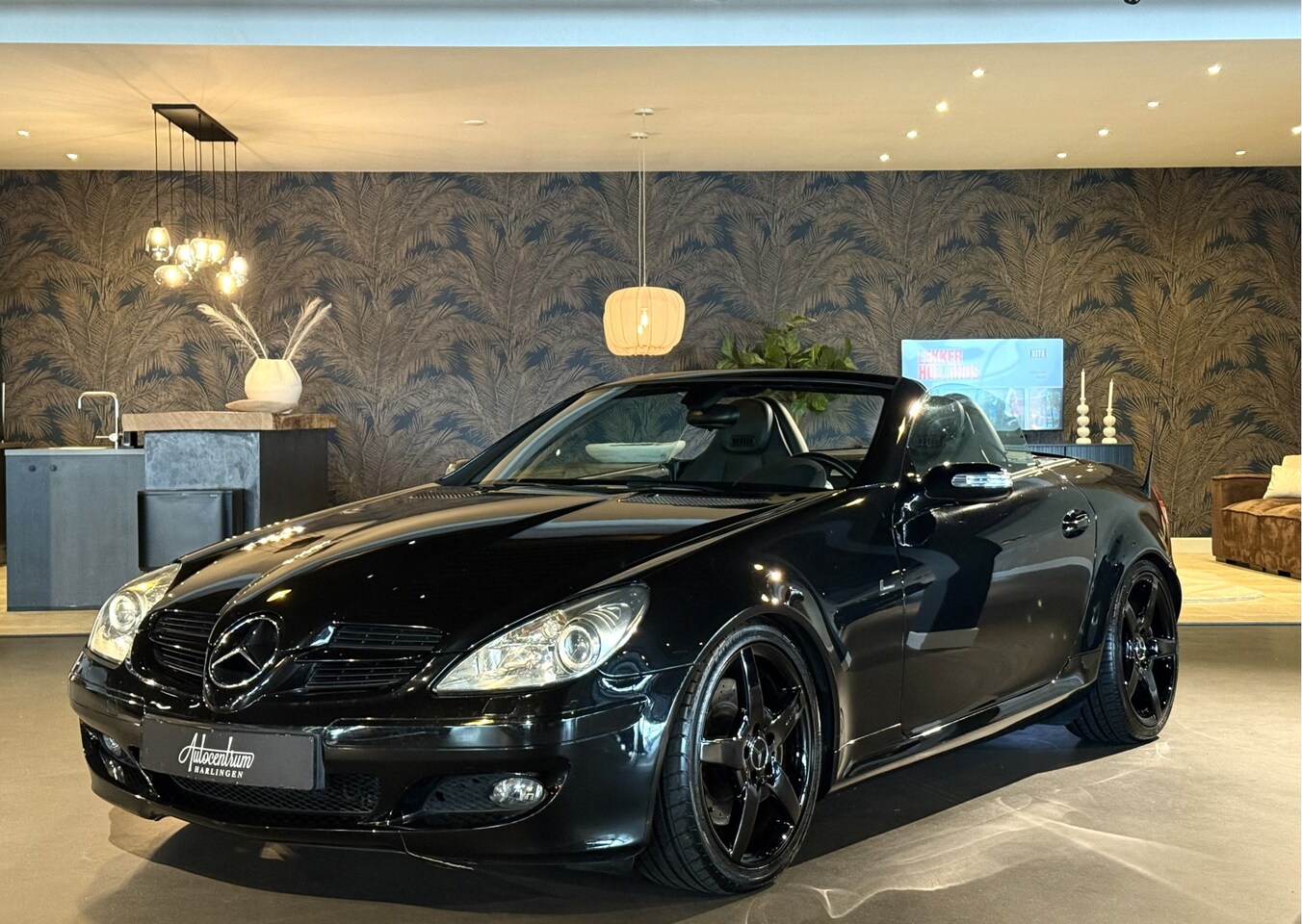 Mercedes-Benz SLK-klasse - 350 V6 272PK I Black on Black I 18" - AutoWereld.nl