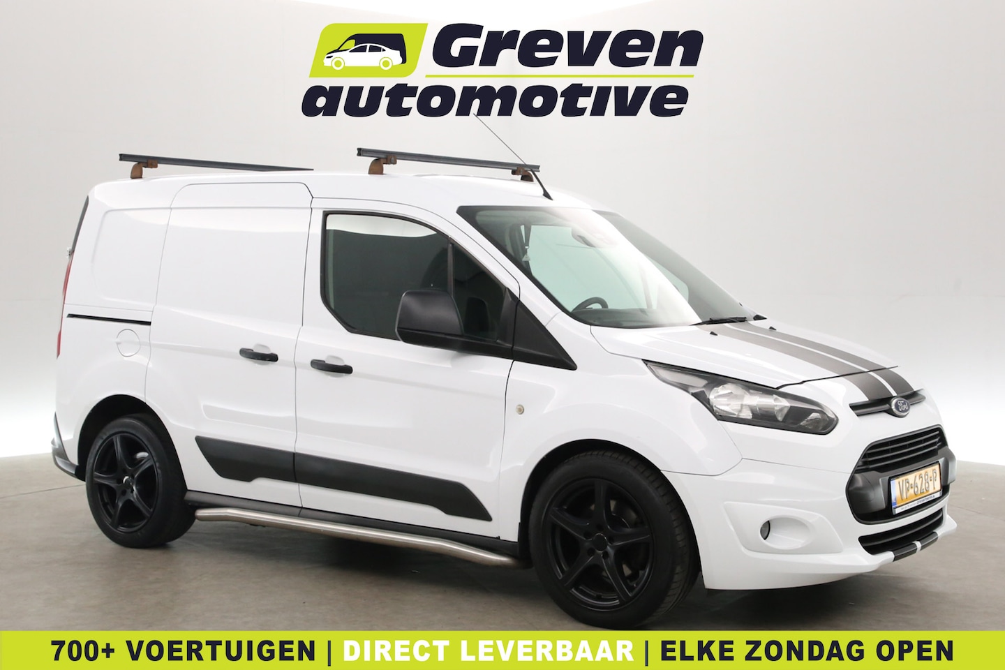 Ford Transit Connect - 1.6 TDCI | Airco | Cruise | Trekhaak | 3 Zits | Parkeersens. - AutoWereld.nl