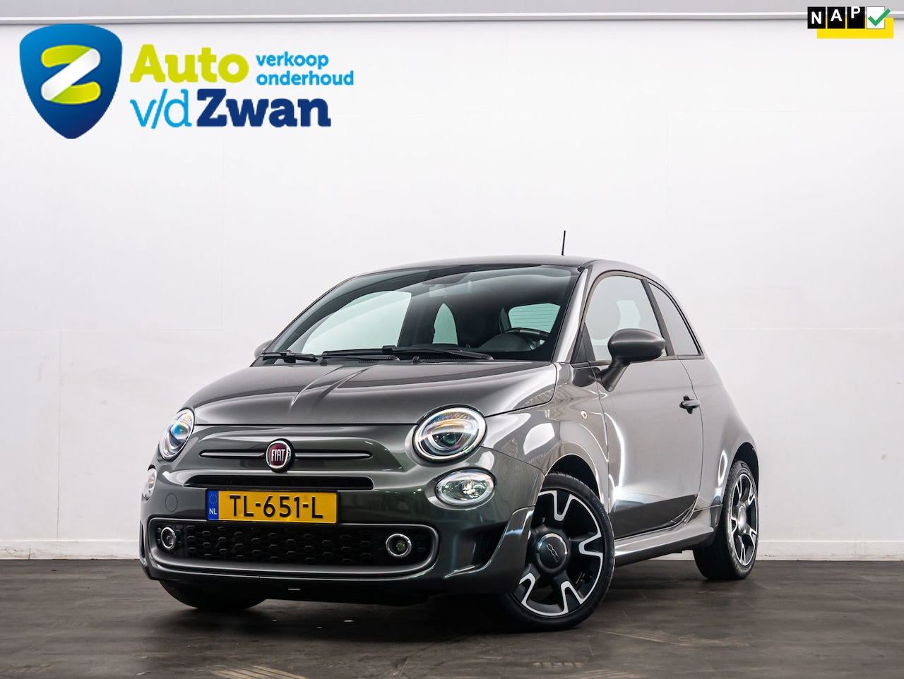 Fiat 500 - 0.9 TwinAir Turbo Sport Edition Navi/Cruise/Carplay! - AutoWereld.nl