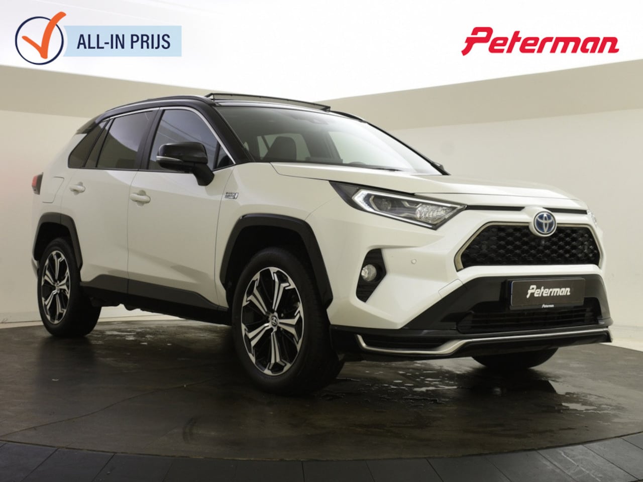 Toyota RAV4 - 2.5 Hybrid Plug In AWD Bi-Tone | JBL | BLIS | 360 | Panoramadak - AutoWereld.nl
