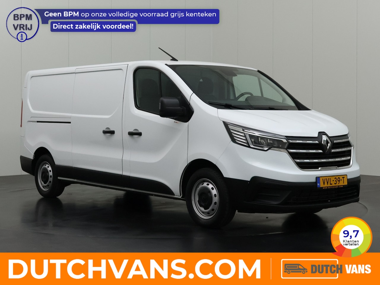 Renault Trafic - 2.0DCi 130PK Lang Work Edition | Trekhaak 2500Kg | Airco | Cruise | 3-Zits | Betimmering - AutoWereld.nl