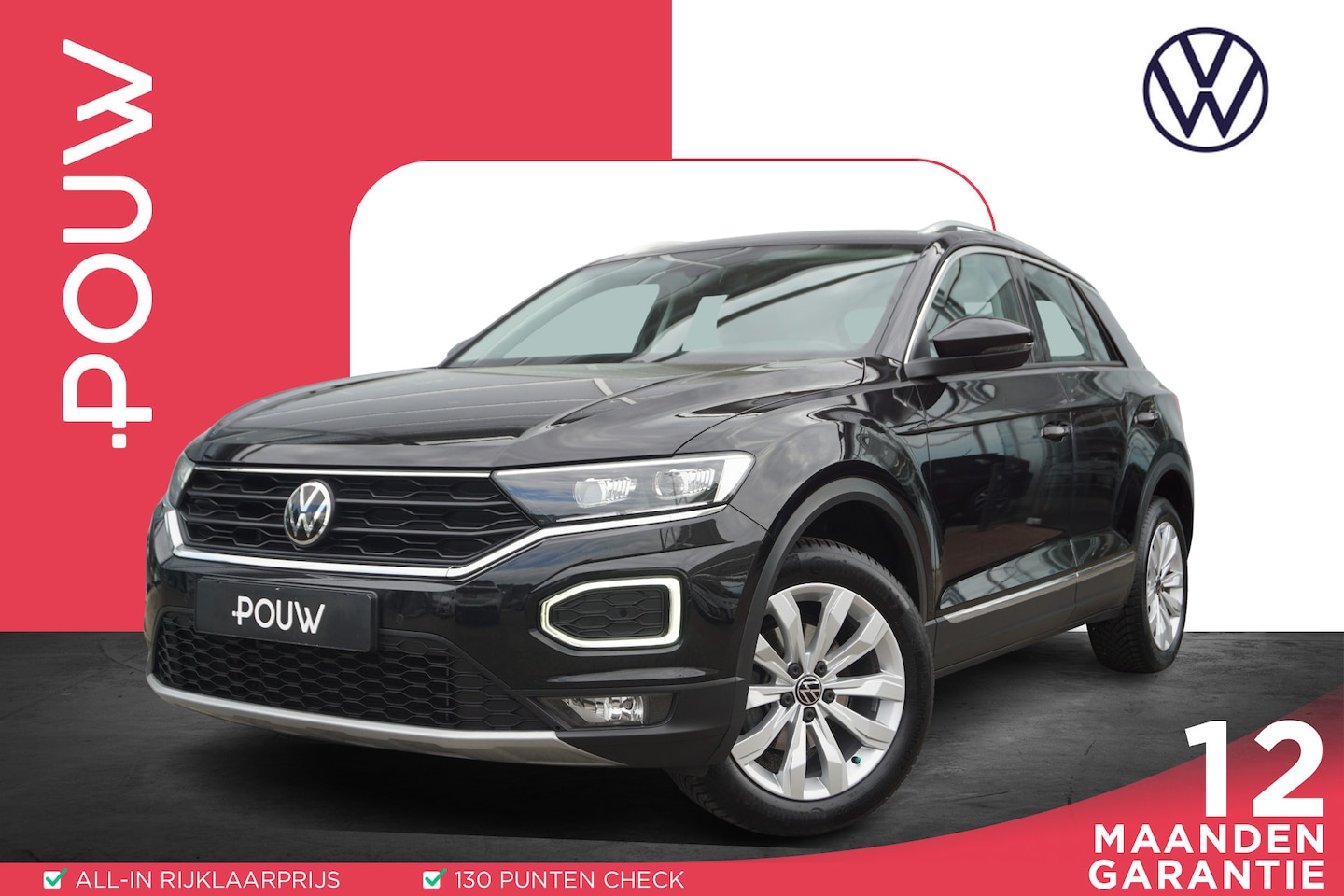 Volkswagen T-Roc - 1.5 TSI 150pk Sport | Trekhaak | Navigatie | All Season banden - AutoWereld.nl