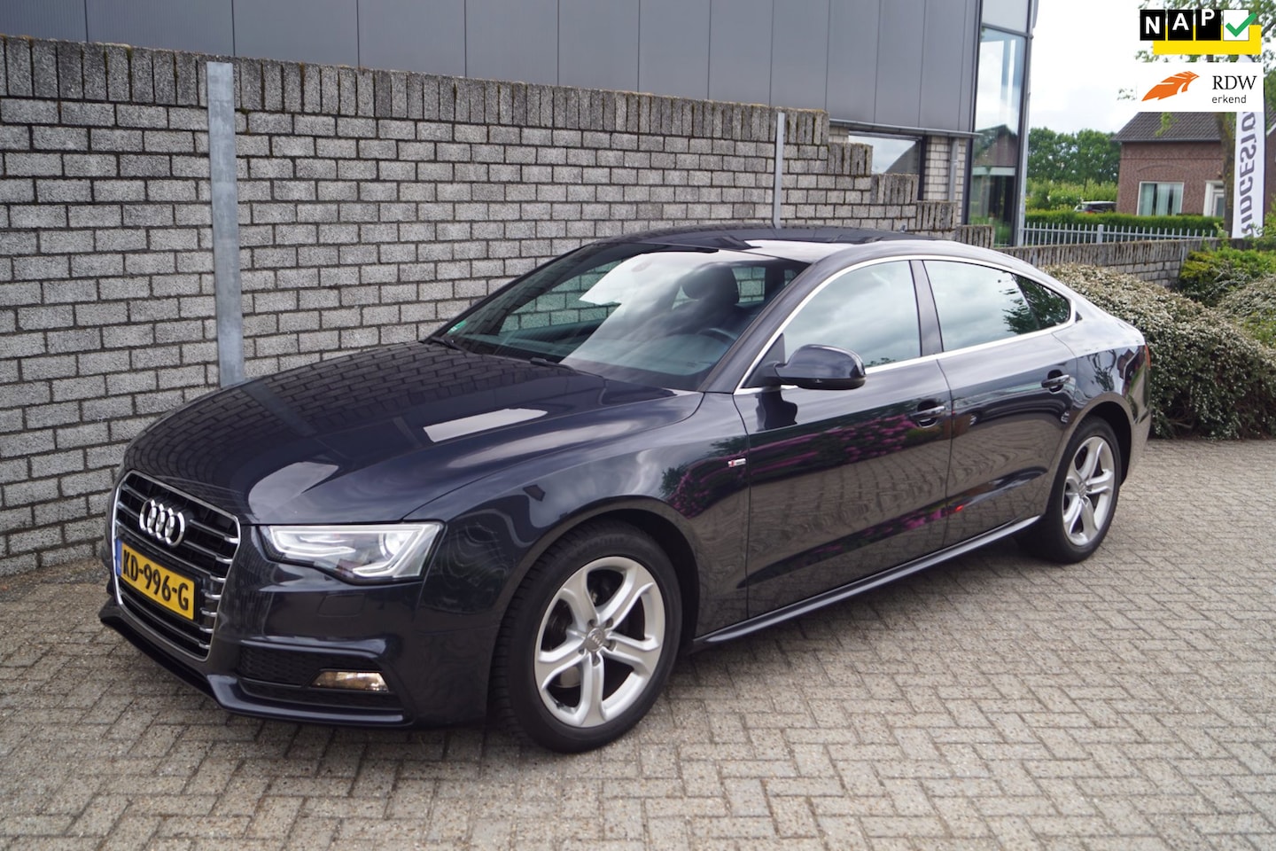 Audi A5 Sportback - 1.8 TFSI Adrenalin S Line Autom Sportst Navi Clima Cruise Xenon PDC Audi Sound Systeem LMV - AutoWereld.nl
