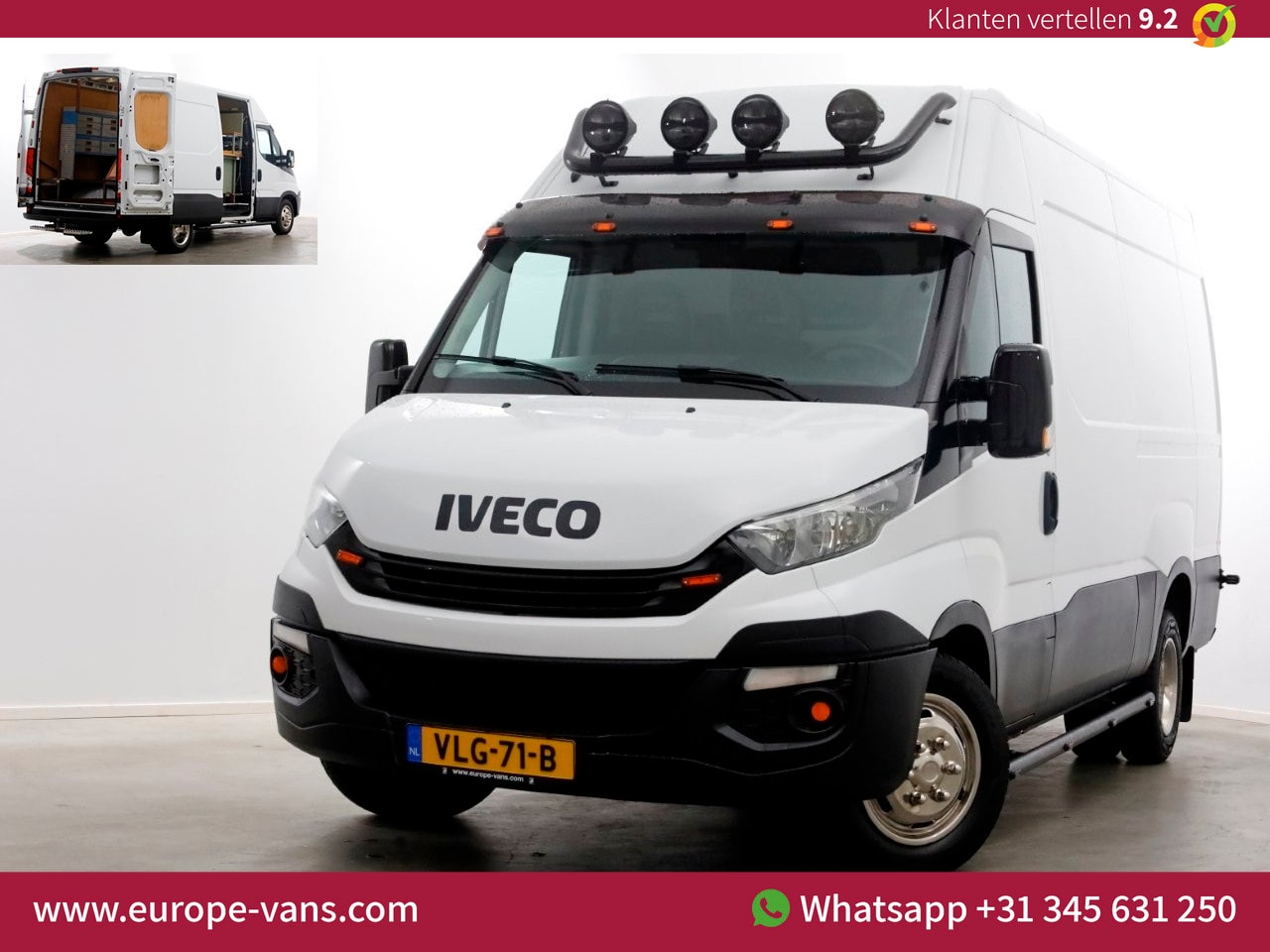 Iveco Daily - 35C14 136pk E6 HiMatic Automaat L2H2 Airco/Camera/Trekhaak 3500kg 09-2018 - AutoWereld.nl