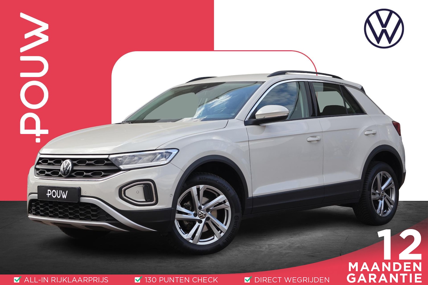 Volkswagen T-Roc - 1.5 TSI 150pk Life Business | Trekhaak | Navigatie | PDC | Stoelverwarming - AutoWereld.nl