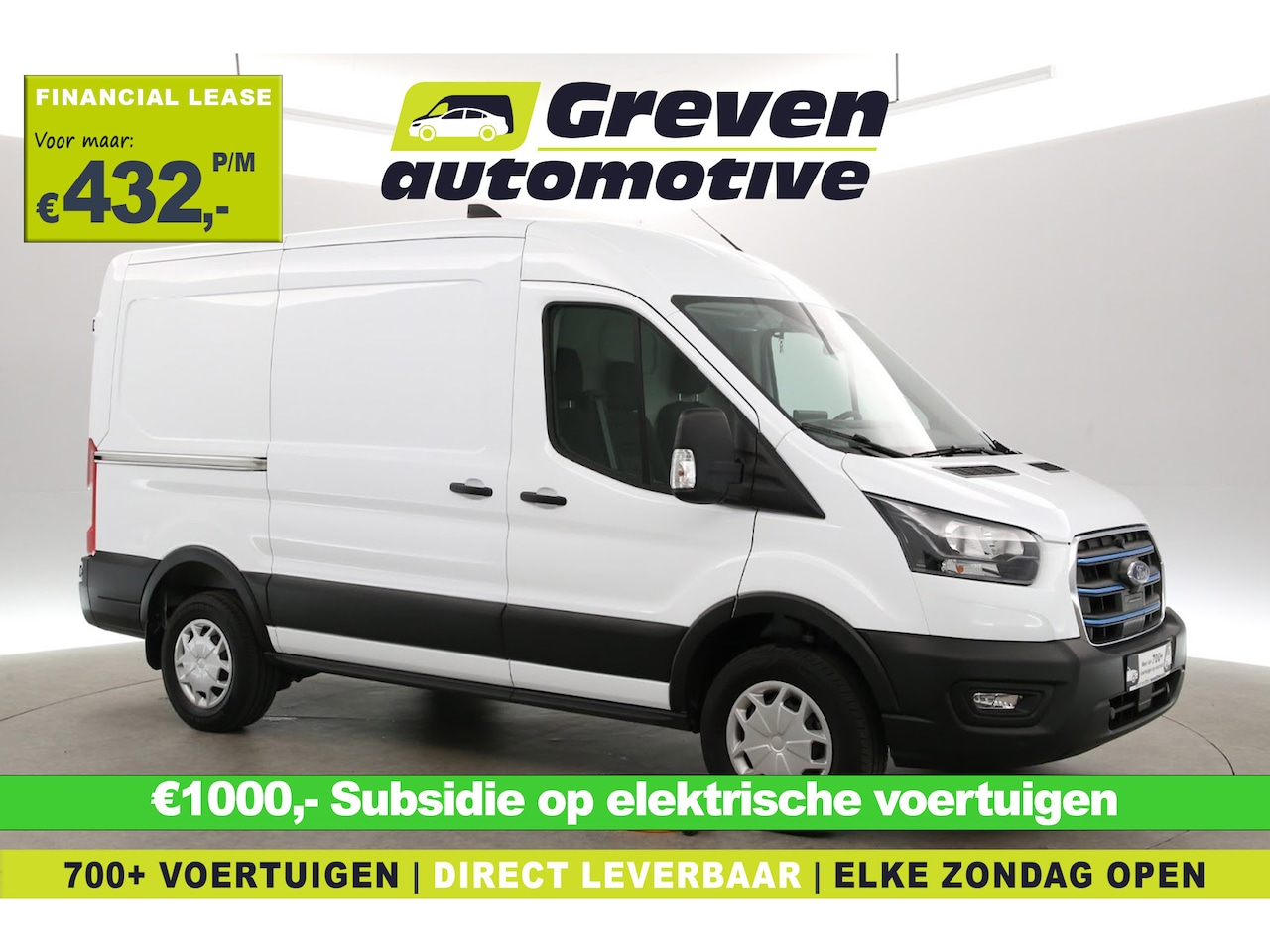 Ford E-Transit - L2H2 Trend 68 kWh | Verwacht!! | Snelladen | Airco | Camera | 3 Zits | Cruise | Carplay | - AutoWereld.nl