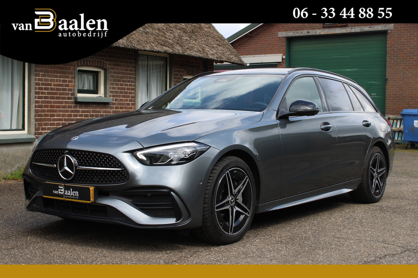Mercedes-Benz C-klasse Estate - 300 e AMG Line SOh 94,6% PANO SFEER LED 108000KM!!! - AutoWereld.nl