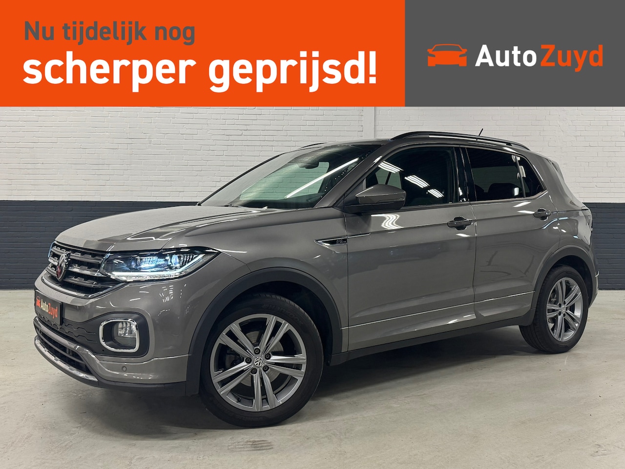 Volkswagen T-Cross - 1.0 TSI Style R-Line Automaat / Navi / Camera / Dodehoek sensor / Clima / Stoelverwarming - AutoWereld.nl