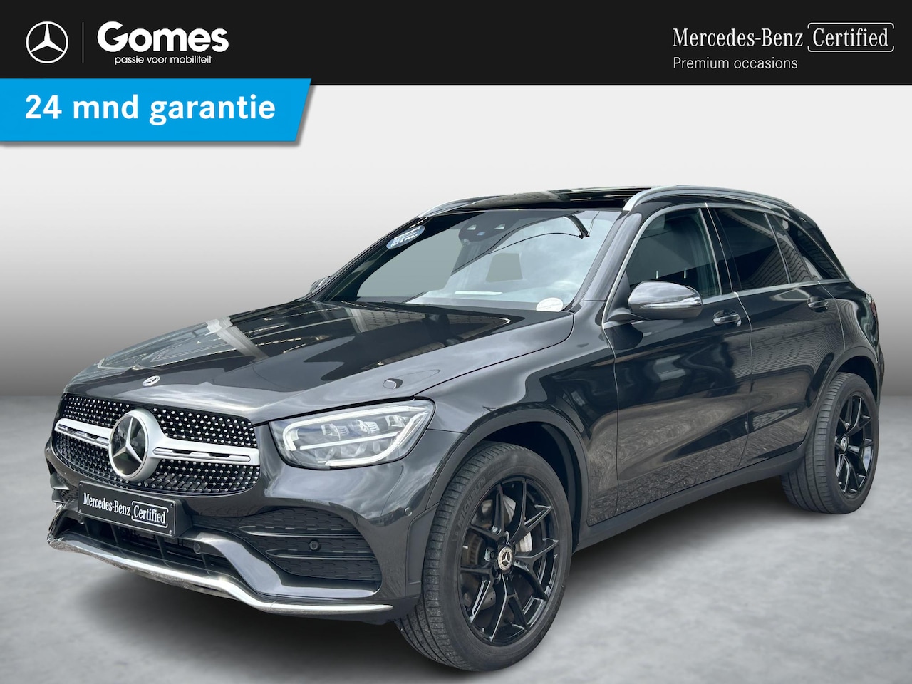 Mercedes-Benz GLC-klasse - 300e 4MATIC Business Solution AMG | Trekhaak | Panoramadak | Memory | Rijassistentie - AutoWereld.nl
