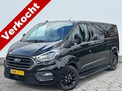Ford Transit Custom - 320 2.0 TDCI L2H1 Platinum Edition AUT DC | Trekhaak | 100% dealer onderhouden | Leder | T