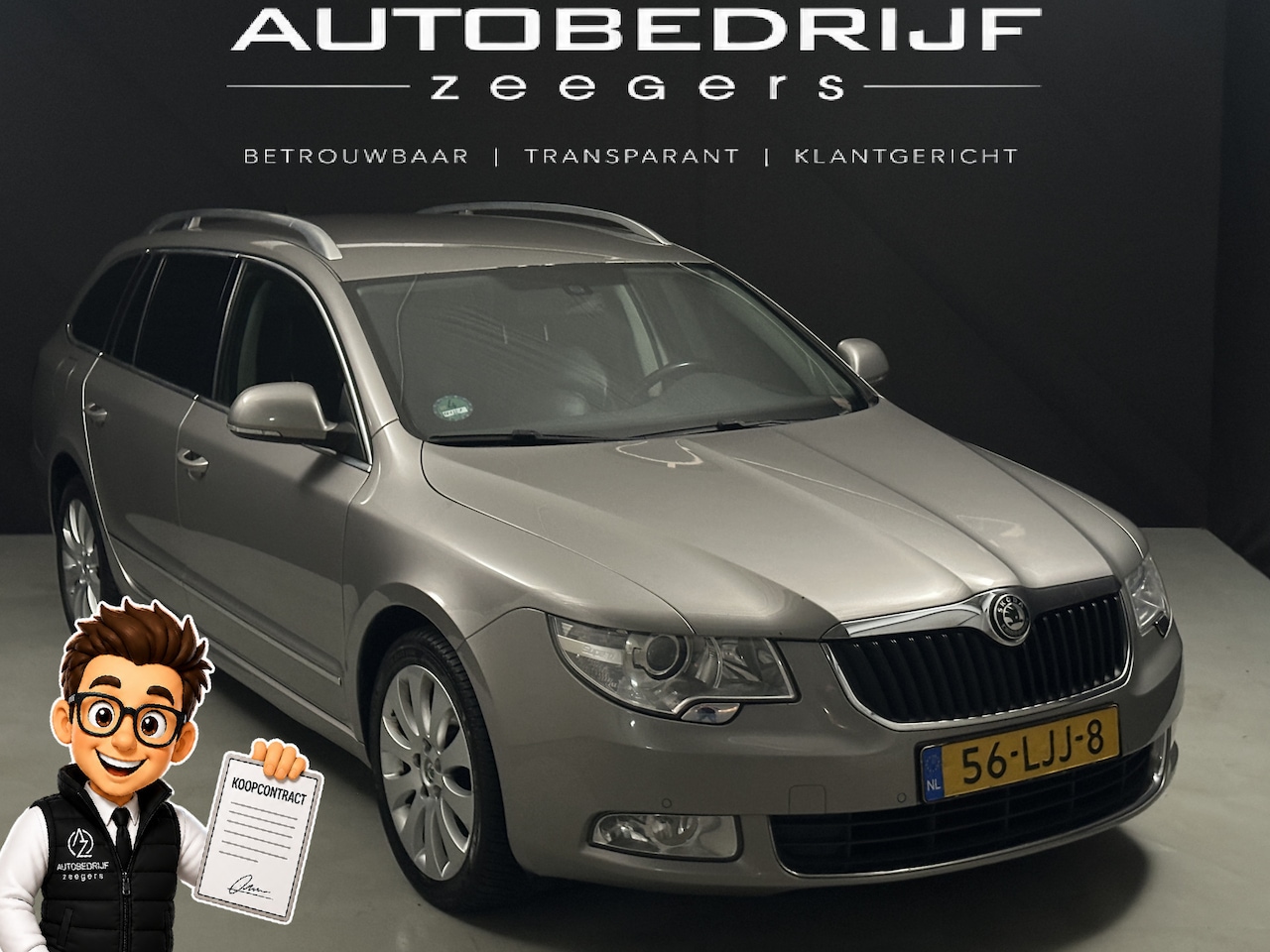 Skoda Superb Combi - 1.8 TSI Elegance 4x4 Business Line *Full Assist* - AutoWereld.nl