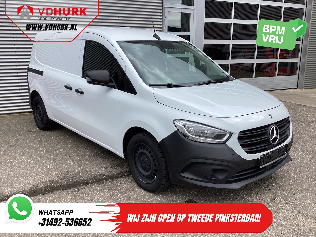 Mercedes-Benz Citan - 110 CDI L2 Aut. 3Pers./ Stoelverw./ Carplay/ Camera/ Cruise/ Airco/ Trekhaak/ PDC - AutoWereld.nl