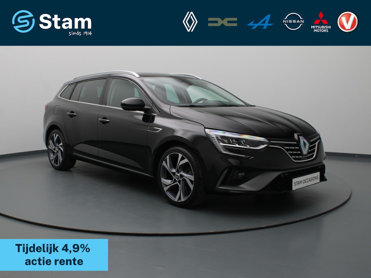 Renault Mégane E-Tech - Estate Plug-In Hybrid R.S. Line 160pk Head-Up | Camera | Adapt. Cruise | Parkeersens. v+a - AutoWereld.nl