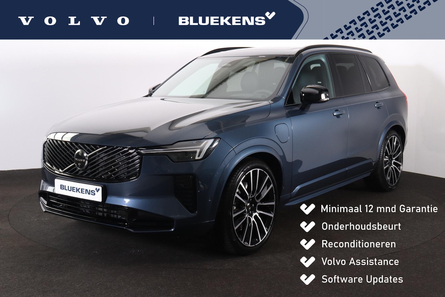Volvo XC90 - T8 Recharge AWD Ultra Dark Exec. Ed. - Luchtvering - IntelliSafe Assist & Surround - 360º - AutoWereld.nl
