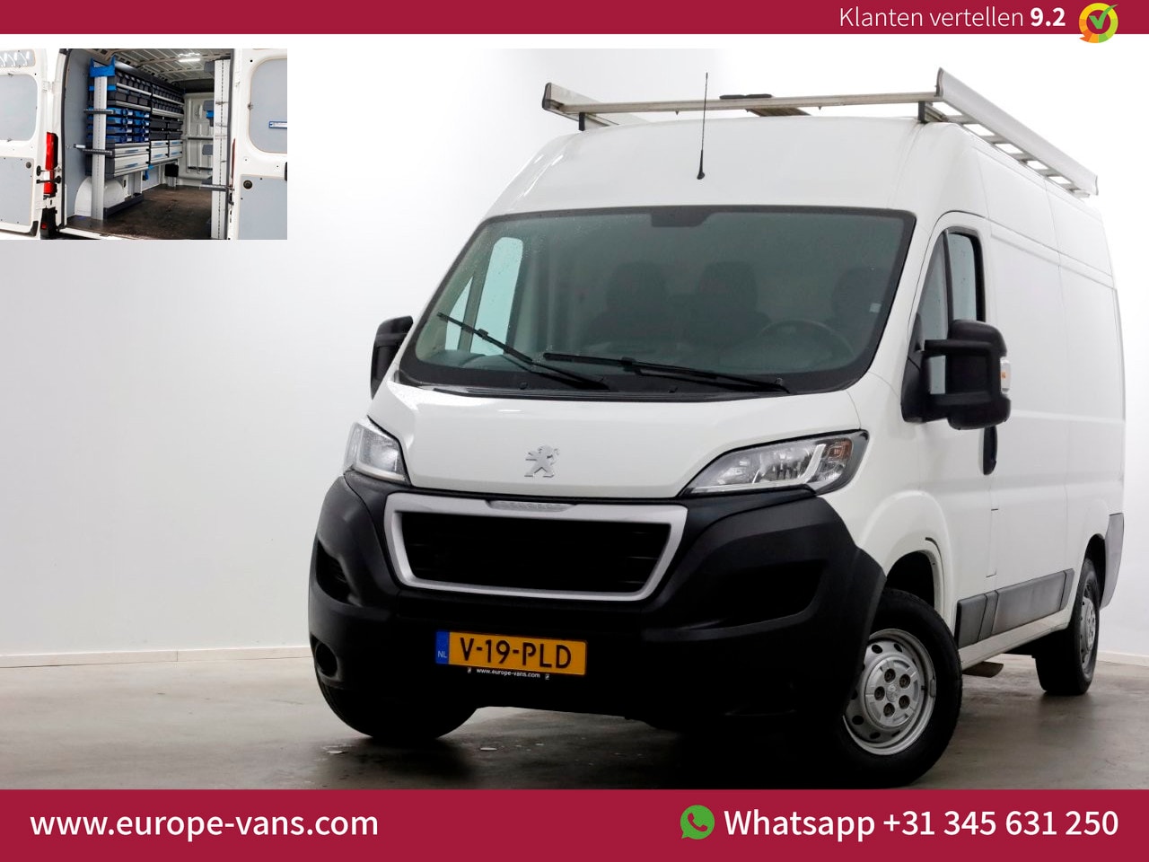 Peugeot Boxer - 335 2.2 BlueHDi 120pk L2H2 Premium Airco/Navi/Inrichting 12-2020 - AutoWereld.nl