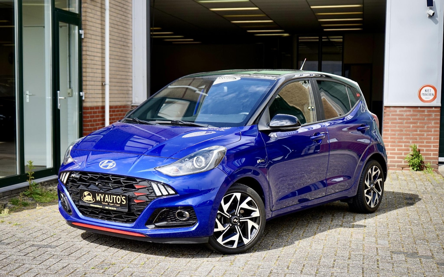 Hyundai i10 - 1.0 T-GDI N Line 5-zits Two-Tone|Stoelverwarming|Stuurverwarming|Navi|Camera - AutoWereld.nl