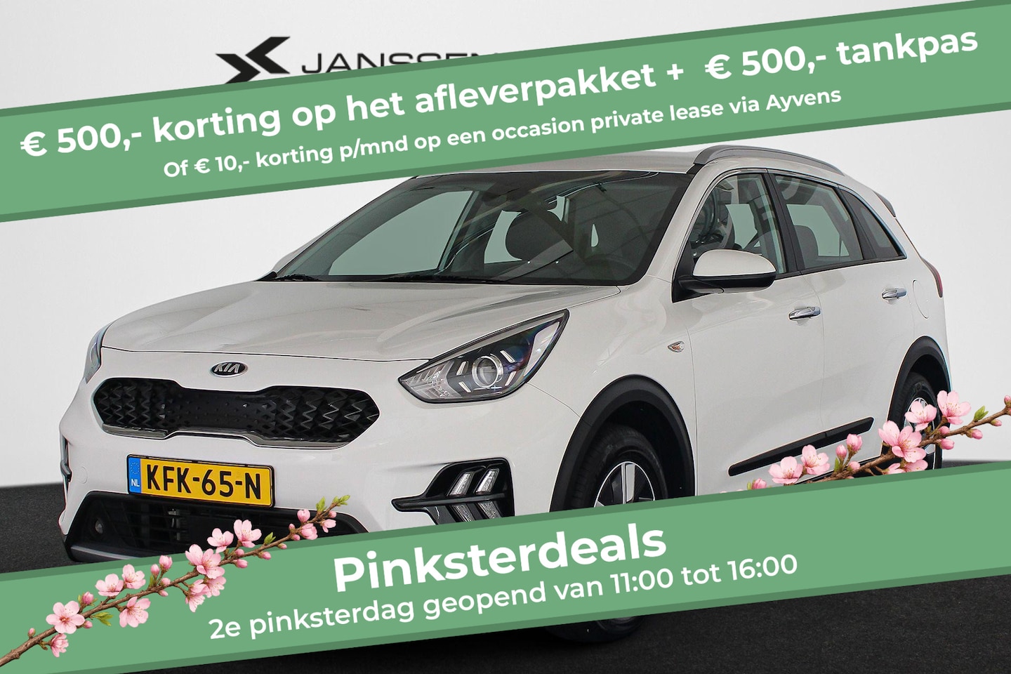 Kia Niro - 1.6 GDi Hybrid DynamicLine Achteruitrijcamera Apple CarPlay - AutoWereld.nl