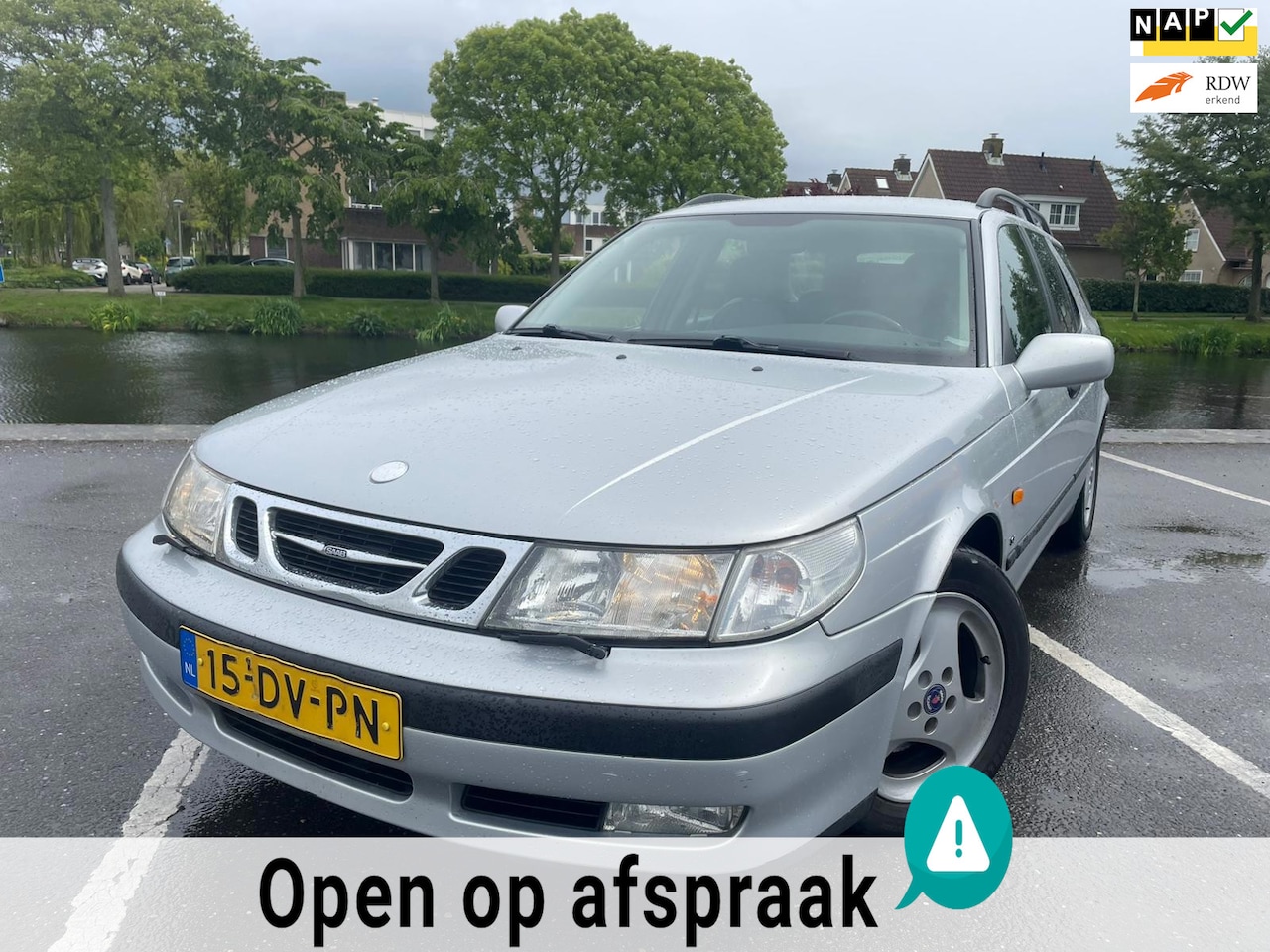 Saab 9-5 Estate - 2.0t SE AUTOMAAT PDC YOUNGTIMER CLIMA NAP ! - AutoWereld.nl