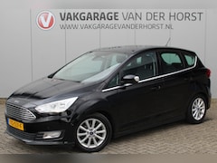 Ford C-Max - 1.0-100pk Titanium. Nette, goed onderhouden hoogzitter Autm. airco dual, stoel-, stuur- en
