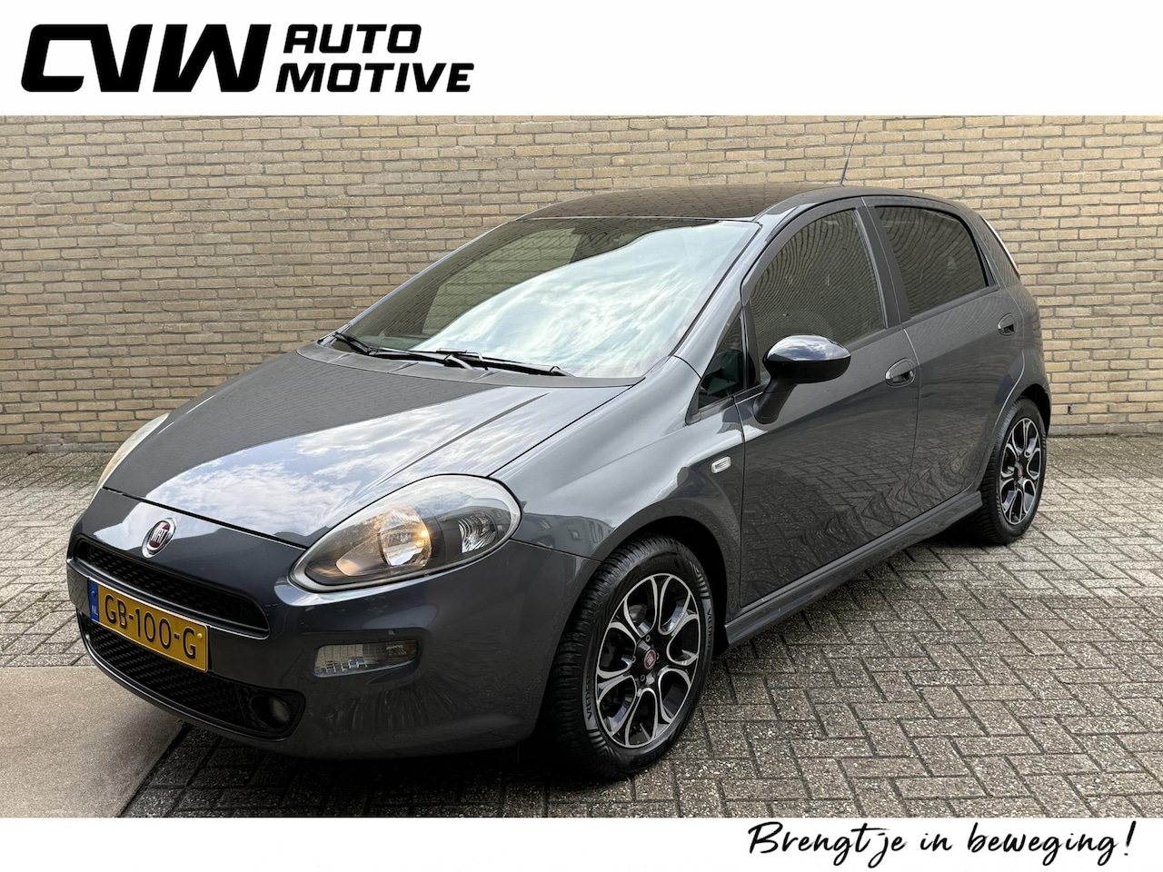 Fiat Punto Evo - 0.9 TwinAir 100pk Racing | Airco | Navigatie | Cruise control | 16 inch velgen | Parkeerse - AutoWereld.nl