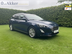 Ford Focus Wagon - 1.0 EcoBoost 125 PK Hybrid Titanium X Business I 1ste eig I Vol ond I Camera I Keyless I 6