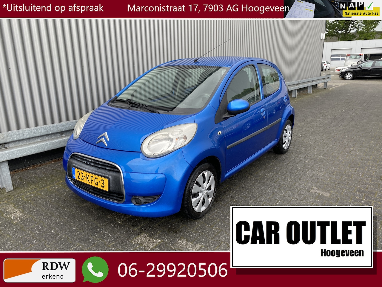 Citroën C1 - 1.0-12V Ambiance 1.0-12V Ambiance 5-Drs, A/C, Elec.ramen, Centr.vergr, nw. APK – Inruil Mogelijk – - AutoWereld.nl
